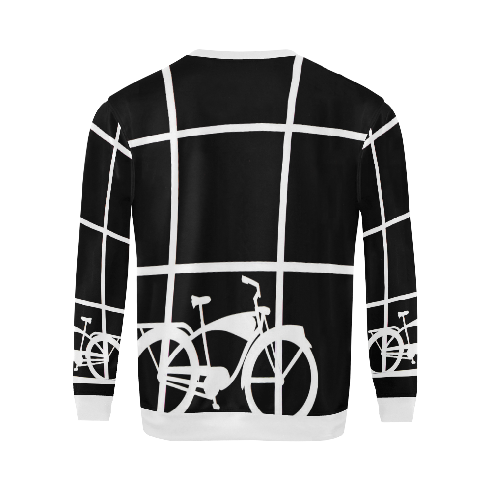 WHITEOUT All Over Print Crewneck Sweatshirt for Men/Large (Model H18)