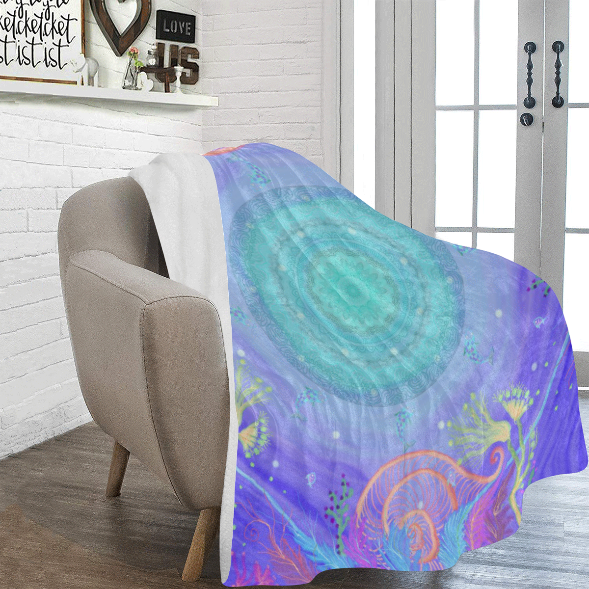 cosmos Ultra-Soft Micro Fleece Blanket 54''x70''