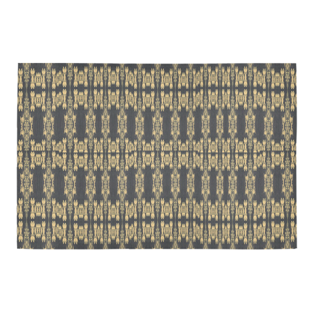 Flormal Gold seamless design by FlipStylez Designs Azalea Doormat 24" x 16" (Sponge Material)