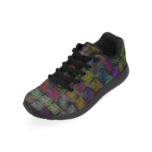 Ripped SpaceTime Stripes Collection Kid's Running Shoes (Model 020)