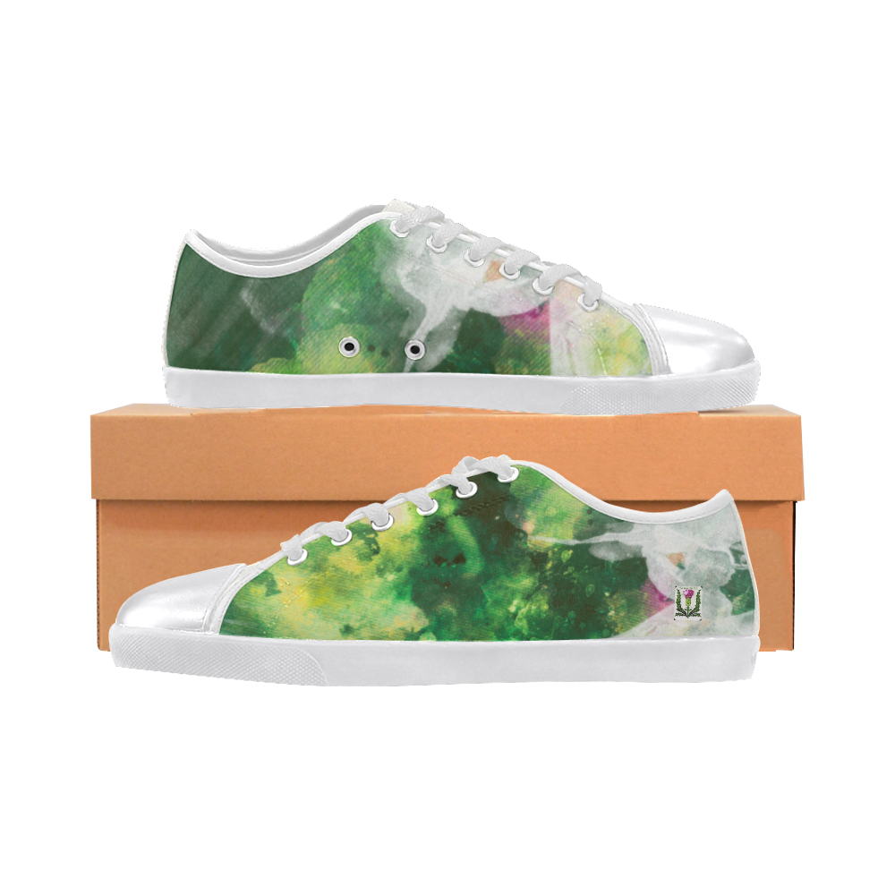 King Kai Gear Grunge Forever Collection- Canvas Shoes for Women/Large Size (Model 016) Canvas Shoes for Women/Large Size (Model 016)