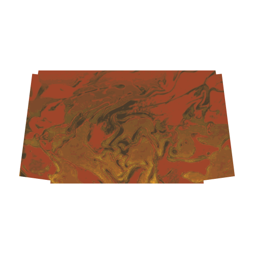 Eternal Fire - gold red orange black gradient swirl pattern Classic Travel Bag (Model 1643) Remake