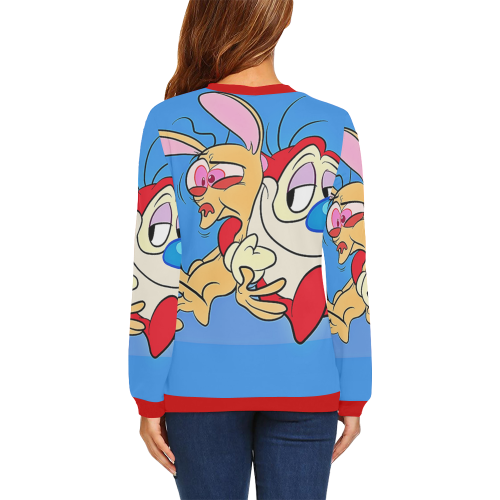 friends All Over Print Crewneck Sweatshirt for Women (Model H18)