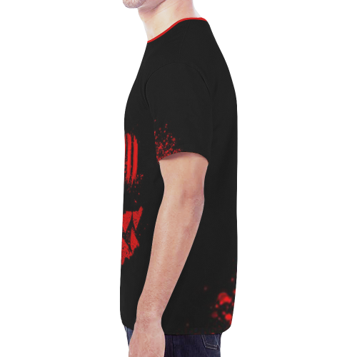 Woke Red Rave Monster Festival New All Over Print T-shirt for Men (Model T45)
