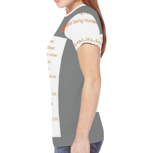 Marc GPL Creatic Gear Logo New All Over Print T-shirt for Women (Model T45)