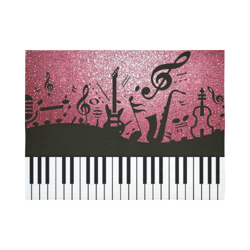 Musical Cotton Linen Wall Tapestry 80"x 60"