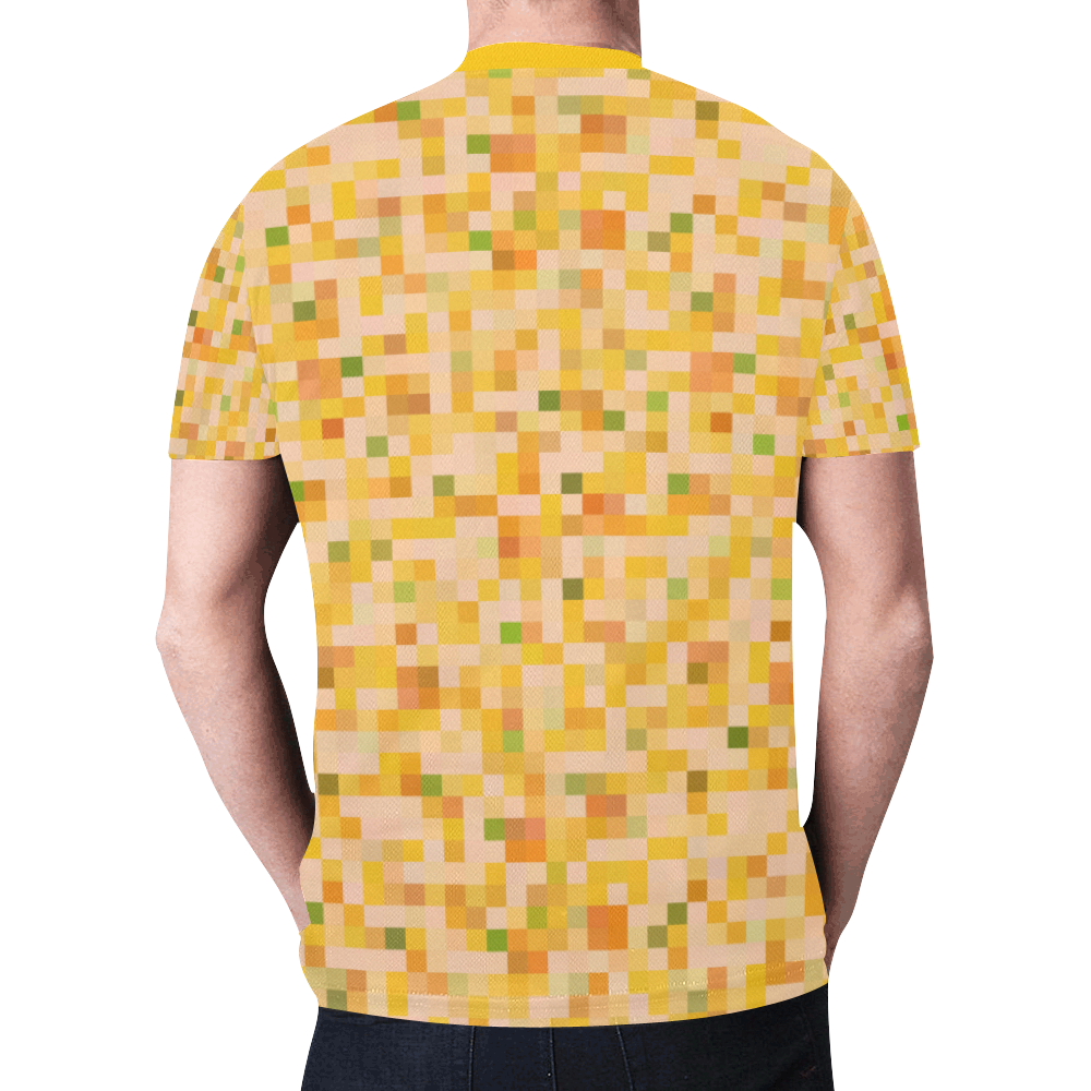 Mosaik Pattern by K.Merske New All Over Print T-shirt for Men (Model T45)