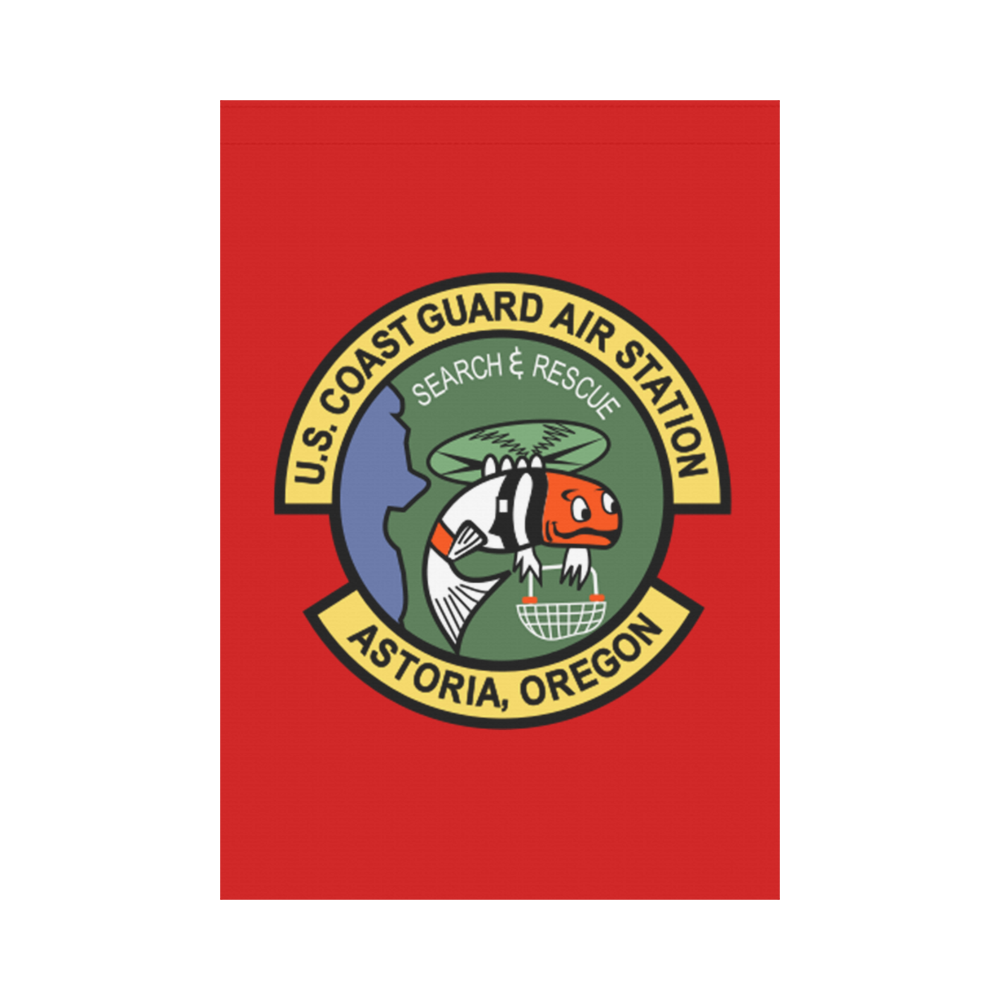 Coast Guard Air Station Astoria Garden Flag 28''x40'' （Without Flagpole）