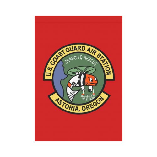 Coast Guard Air Station Astoria Garden Flag 28''x40'' （Without Flagpole）