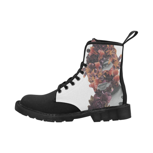 Botany Hood Martin Boots for Men (Black) (Model 1203H)