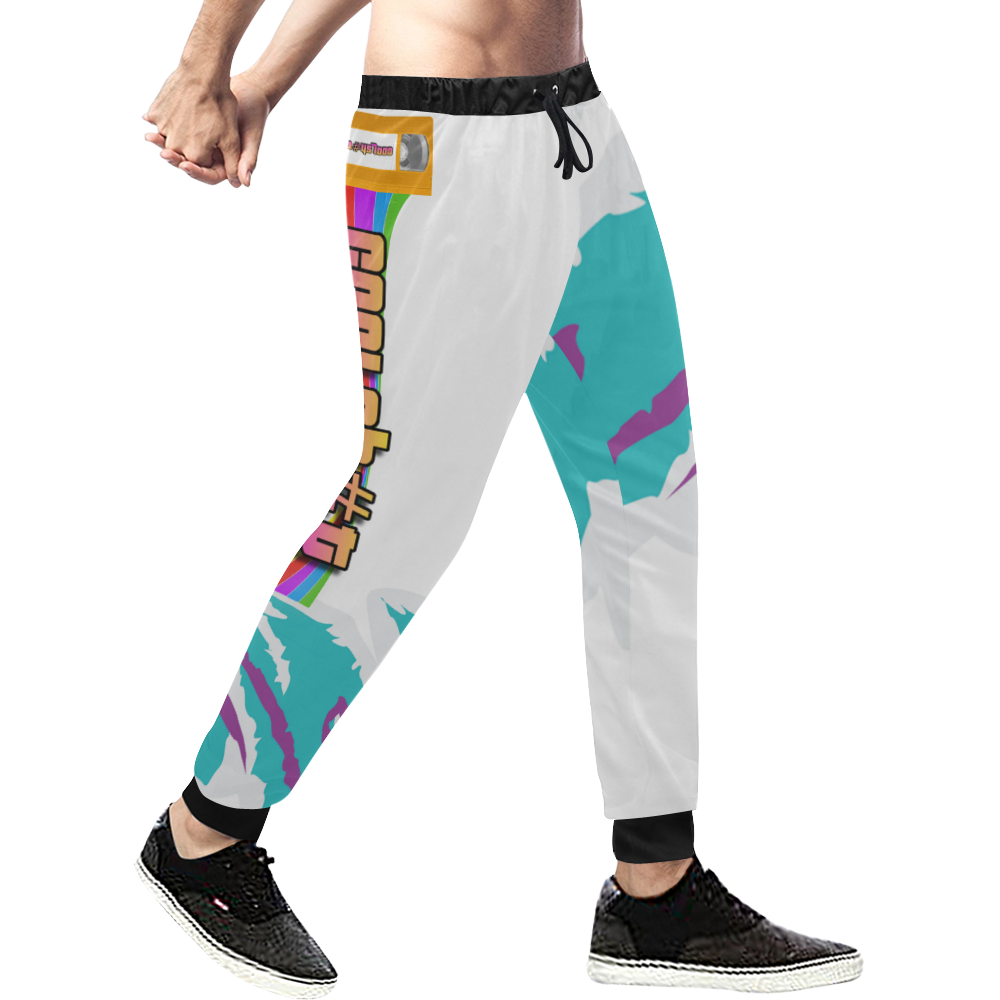Mens Cool Sh#t Joggerzz Men's All Over Print Sweatpants (Model L11)