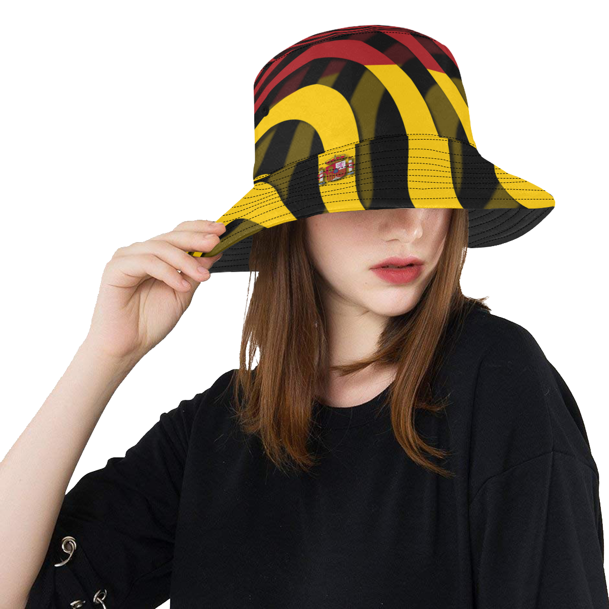 The Flag of Spain All Over Print Bucket Hat