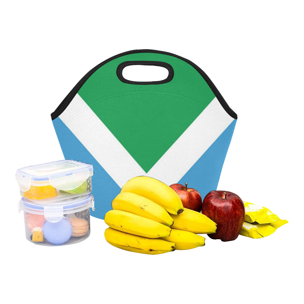 Vegan Flag Neoprene Lunch Bag/Small (Model 1669)
