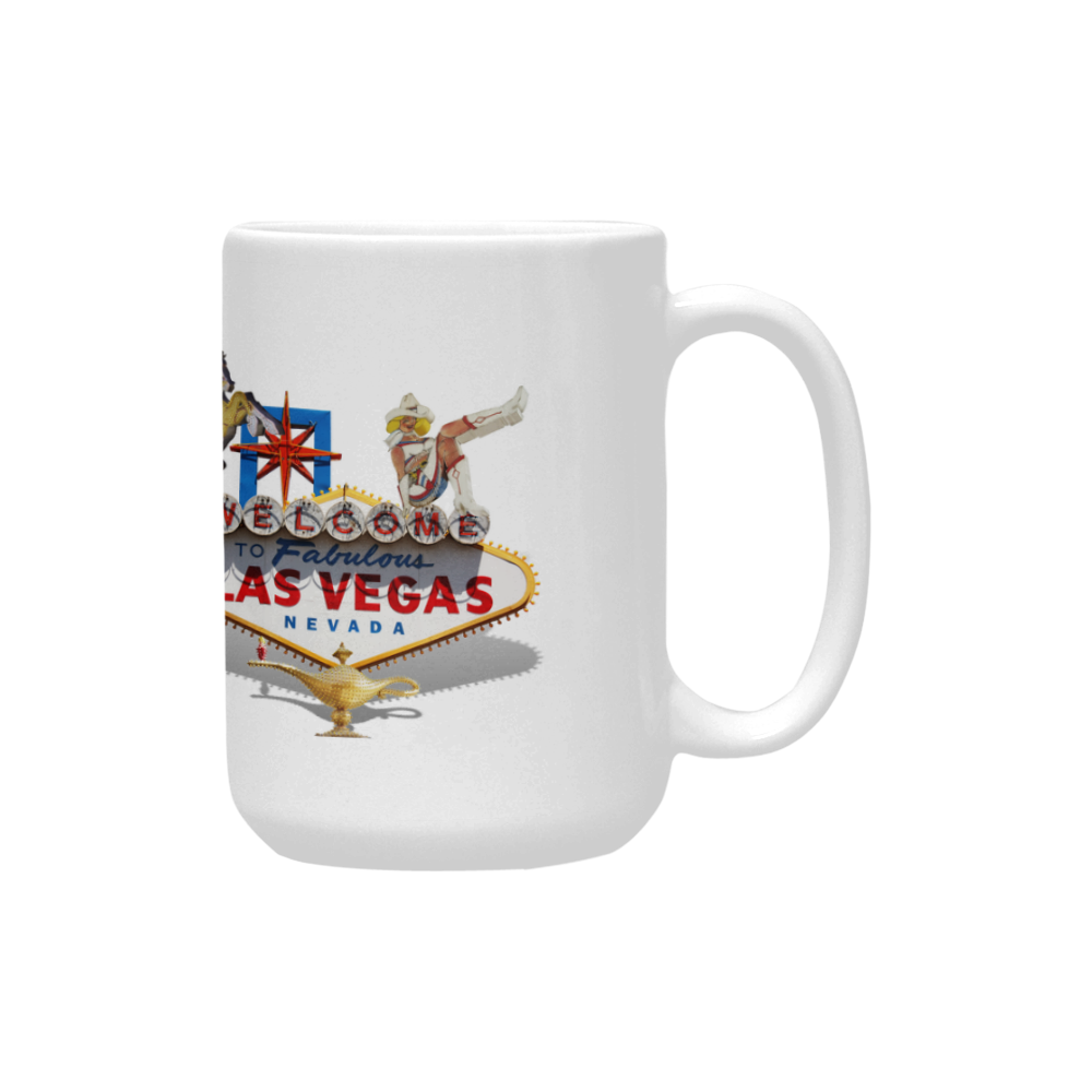 Las Vegas Welcome Sign Custom Ceramic Mug (15OZ)