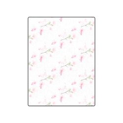 Pattern Orchidées Blanket 50"x60"