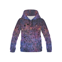 Cosmic Sugar Skulls All Over Print Hoodie for Kid (USA Size) (Model H13)