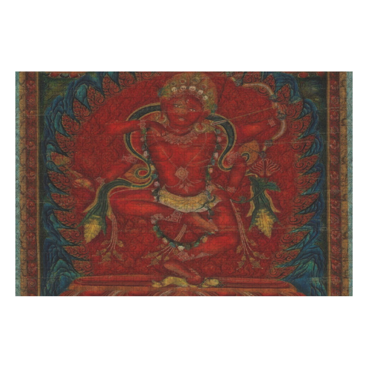 Kurukulla From Tibetan Buddhism 1000-Piece Wooden Photo Puzzles