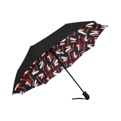 Union Jack British UK Flag Guitars Anti-UV Auto-Foldable Umbrella (Underside Printing) (U06)