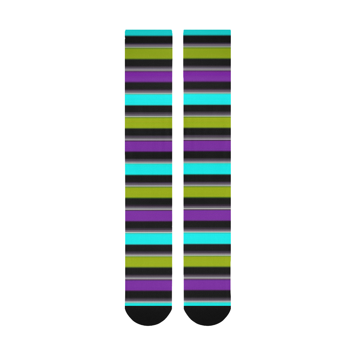 retro stripe 1 Over-The-Calf Socks