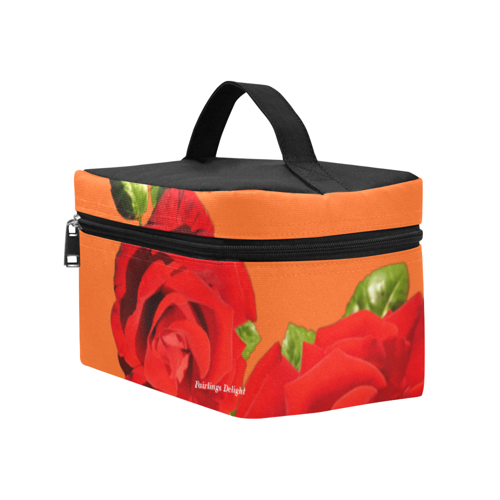 Fairlings Delight's Floral Luxury Collection- Red Rose Lunch Bag/Large 53086a3 Lunch Bag/Large (Model 1658)