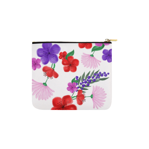 BUNCH OF FLOWERS Carry-All Pouch 6''x5''