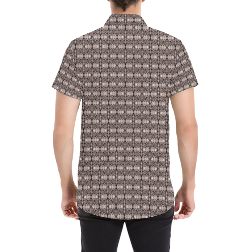 Model #83c| Men's All Over Print Short Sleeve Shirt (Model T53)