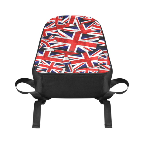 Union Jack British UK Flag Fabric School Backpack (Model 1682) (Large)