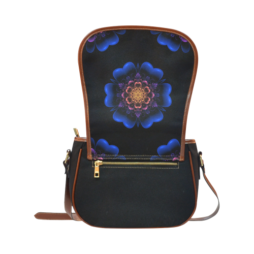 Six Sided Beauty Saddle Bag/Small (Model 1649)(Flap Customization)