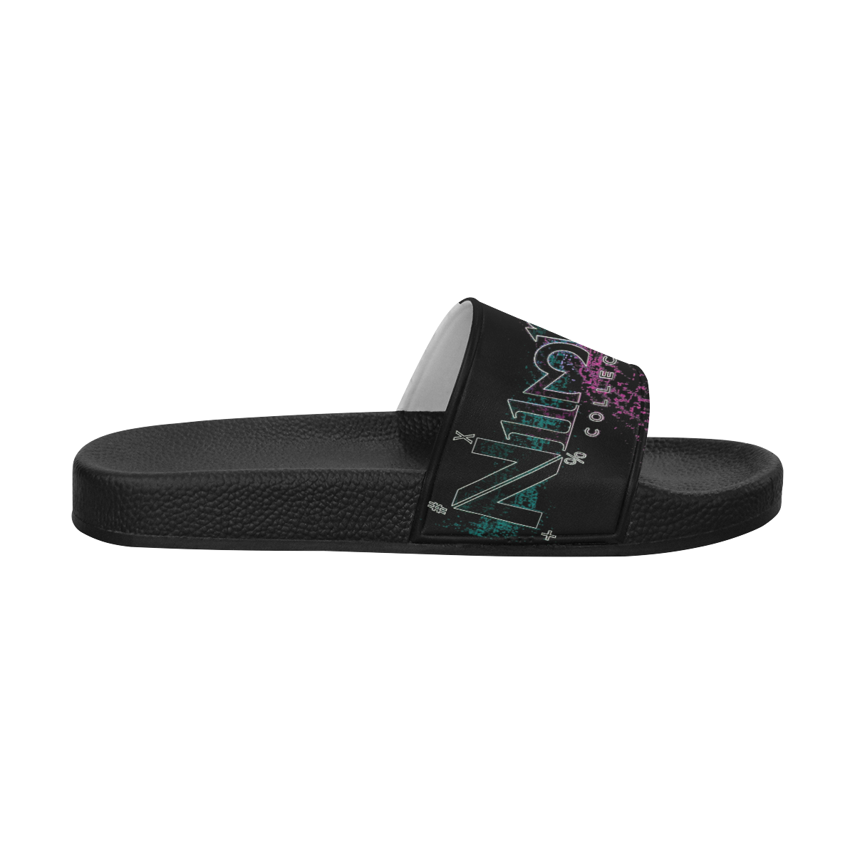 NUMBERS Collection Splash Logo Men's Slide Sandals (Model 057)