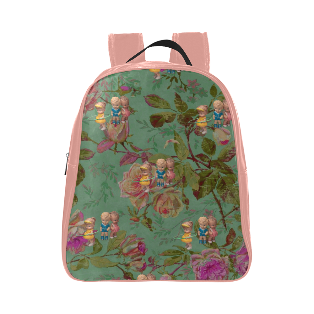 Hooping in The Rose Garden School Backpack (Model 1601)(Small)