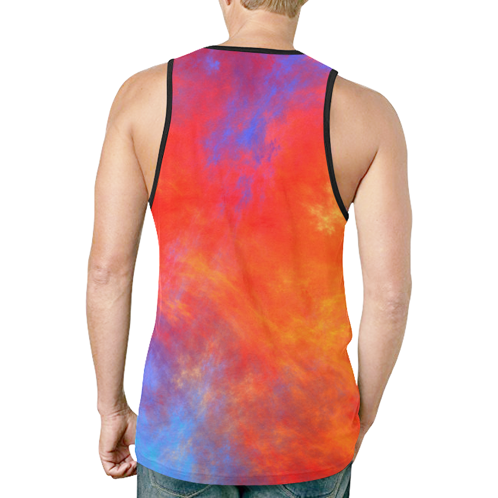 Fire and Ice New All Over Print Tank Top for Men (Model T46)
