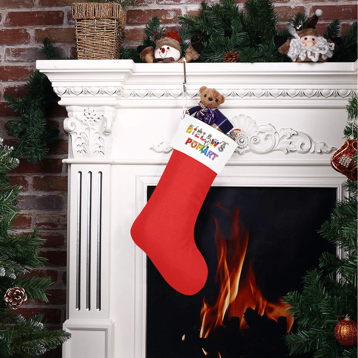 Nico Popart Christmas Stocking