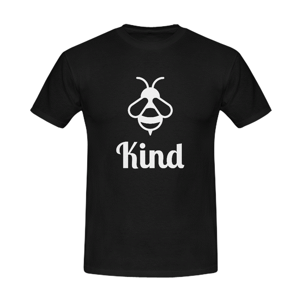 Bee Kind Men's T-Shirt in USA Size (Front Printing Only)