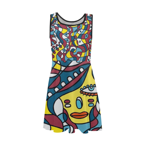 Feisty Girls' Sleeveless Sundress (Model D56)