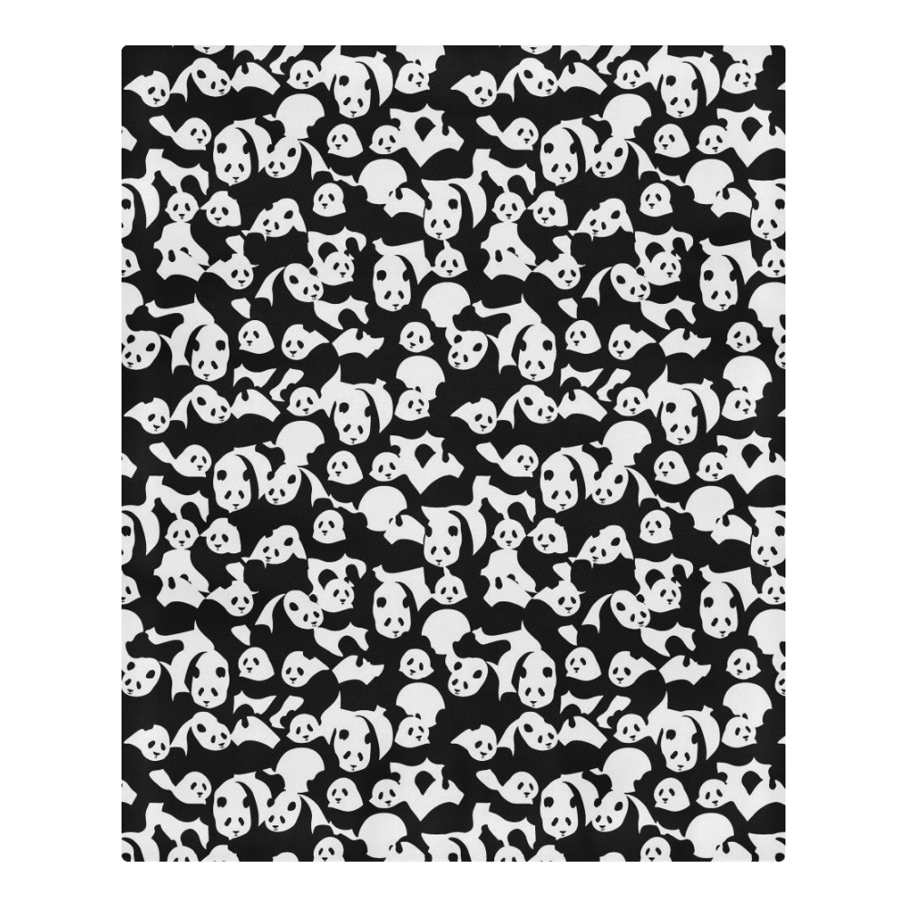 Panda Pattern 3-Piece Bedding Set