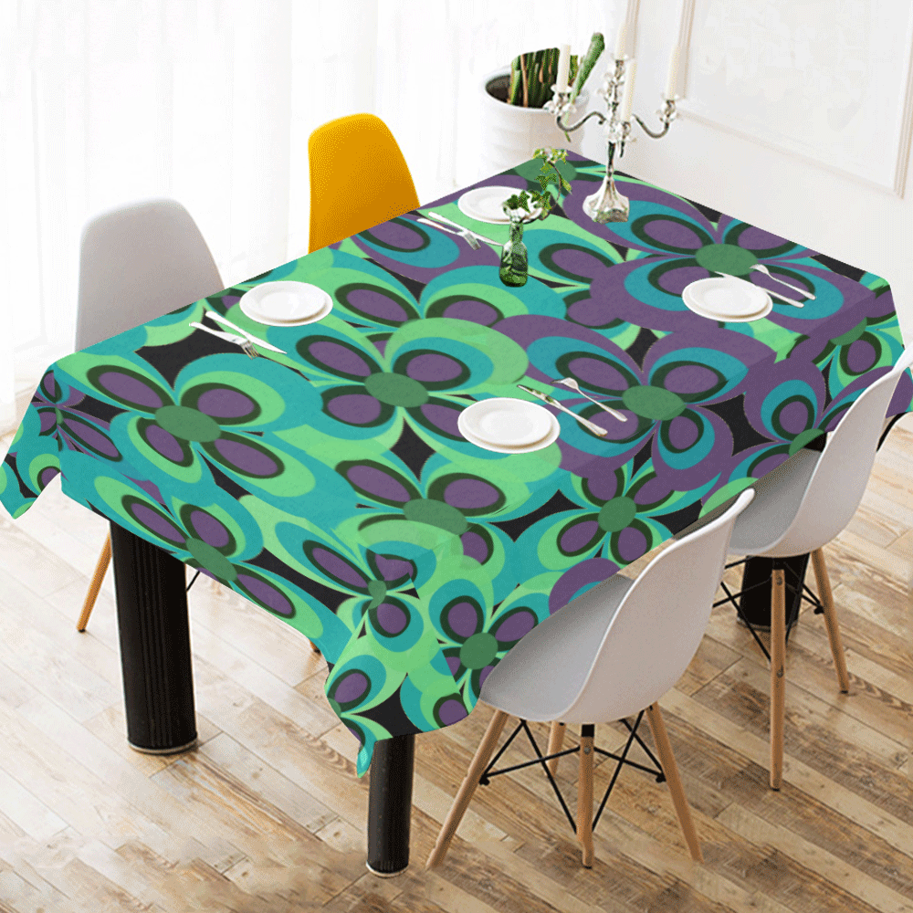 zappwaits florida 4 Cotton Linen Tablecloth 60" x 90"