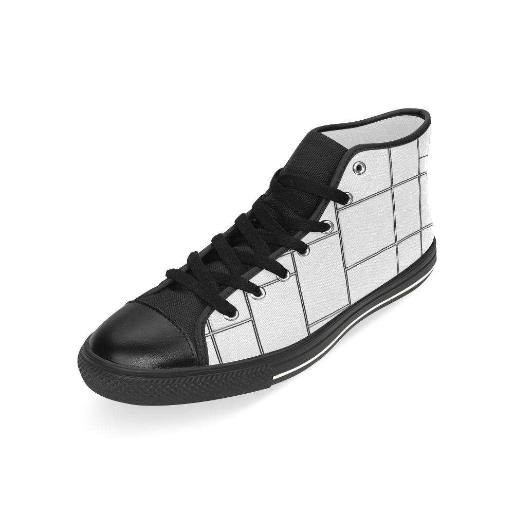 zappwaits s2 Men’s Classic High Top Canvas Shoes (Model 017)