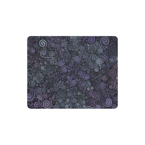 3d Psychedelic Ultra Violet Powder Pastel Rectangle Mousepad