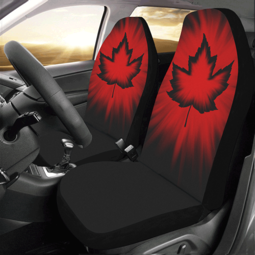 Cool Canada Black Car Seat Covers (Set of 2)