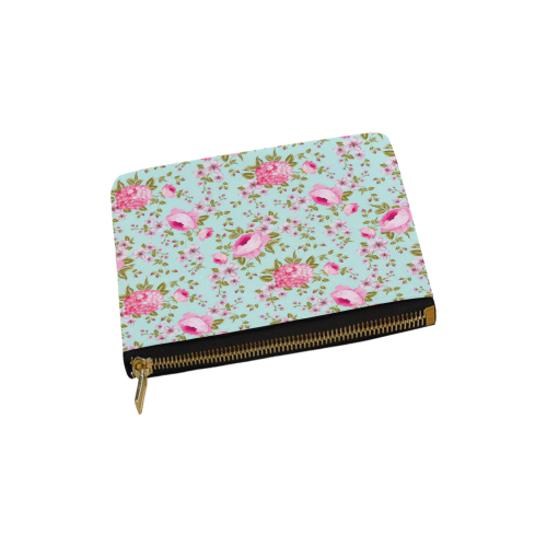 Peony Pattern Carry-All Pouch 6''x5''