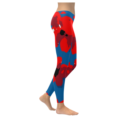 Eddie Toni women's leggings Women's Low Rise Leggings (Invisible Stitch) (Model L05)