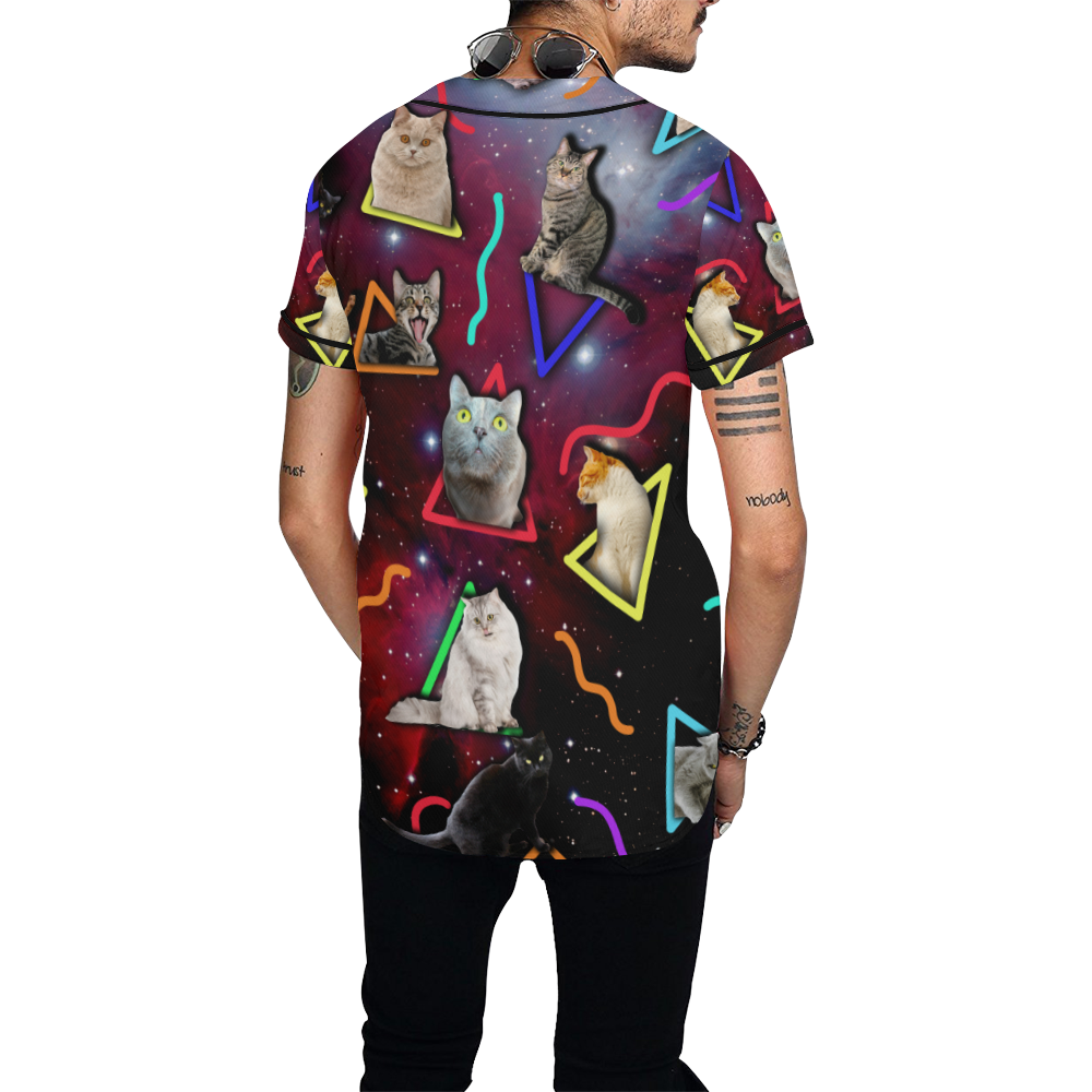Collage They Rule the Universe - Gloria Sanchez All Over Print Baseball Jersey for Men (Model T50)