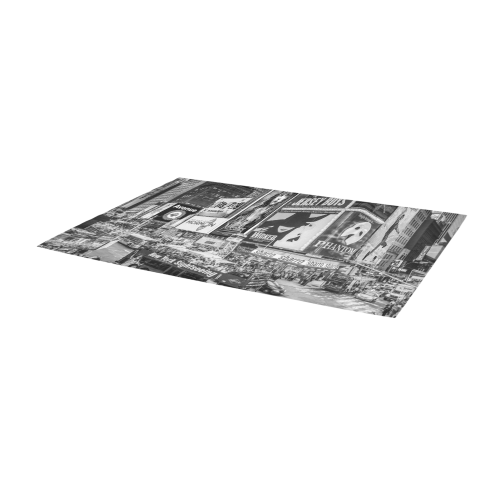 Times Square II Special Edition I (B&W wide) Area Rug 9'6''x3'3''