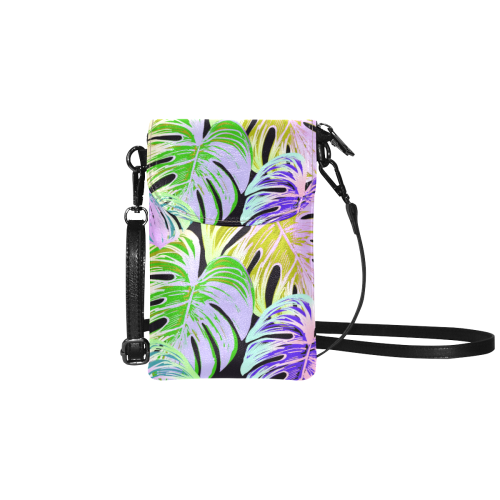 Pretty Leaves C by JamColors Small Cell Phone Purse (Model 1711)