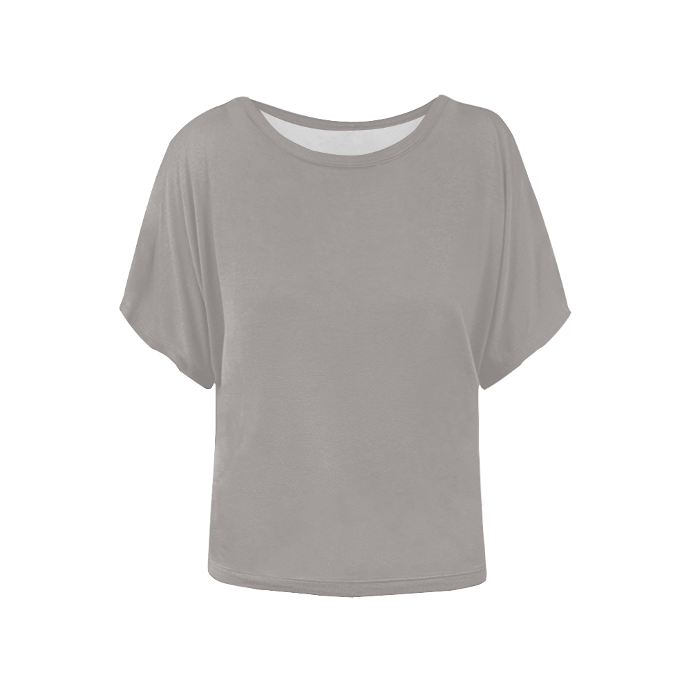 Ash Women's Batwing-Sleeved Blouse T shirt (Model T44)