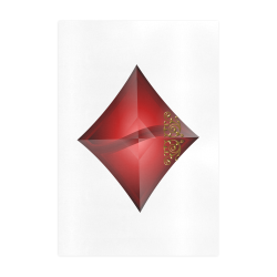 Diamond Symbol Las Vegas Playing Card Shape Art Print 19‘’x28‘’