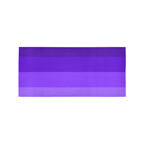 Purple stripes Area Rug 7'x3'3''