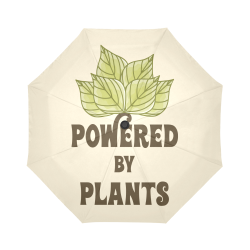 Powered by Plants (vegan) Auto-Foldable Umbrella (Model U04)