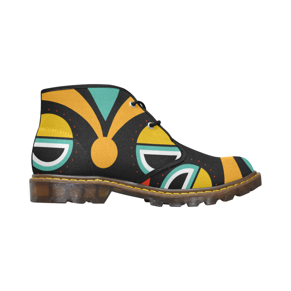 african traditional Women's Canvas Chukka Boots/Large Size (Model 2402-1)