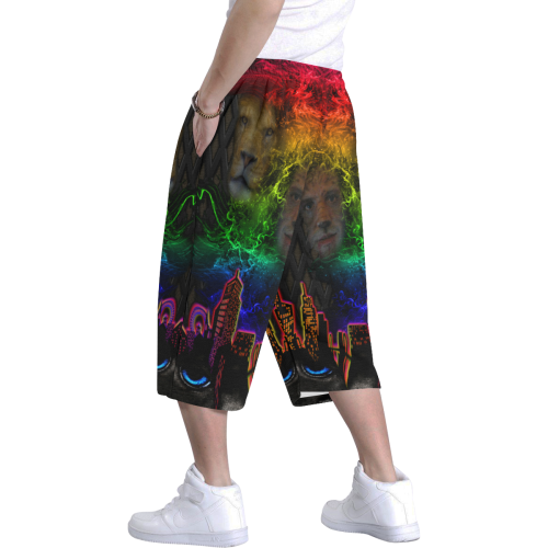 TheONE Savior - Beast is Back Men's All Over Print Baggy Shorts (Model L37)